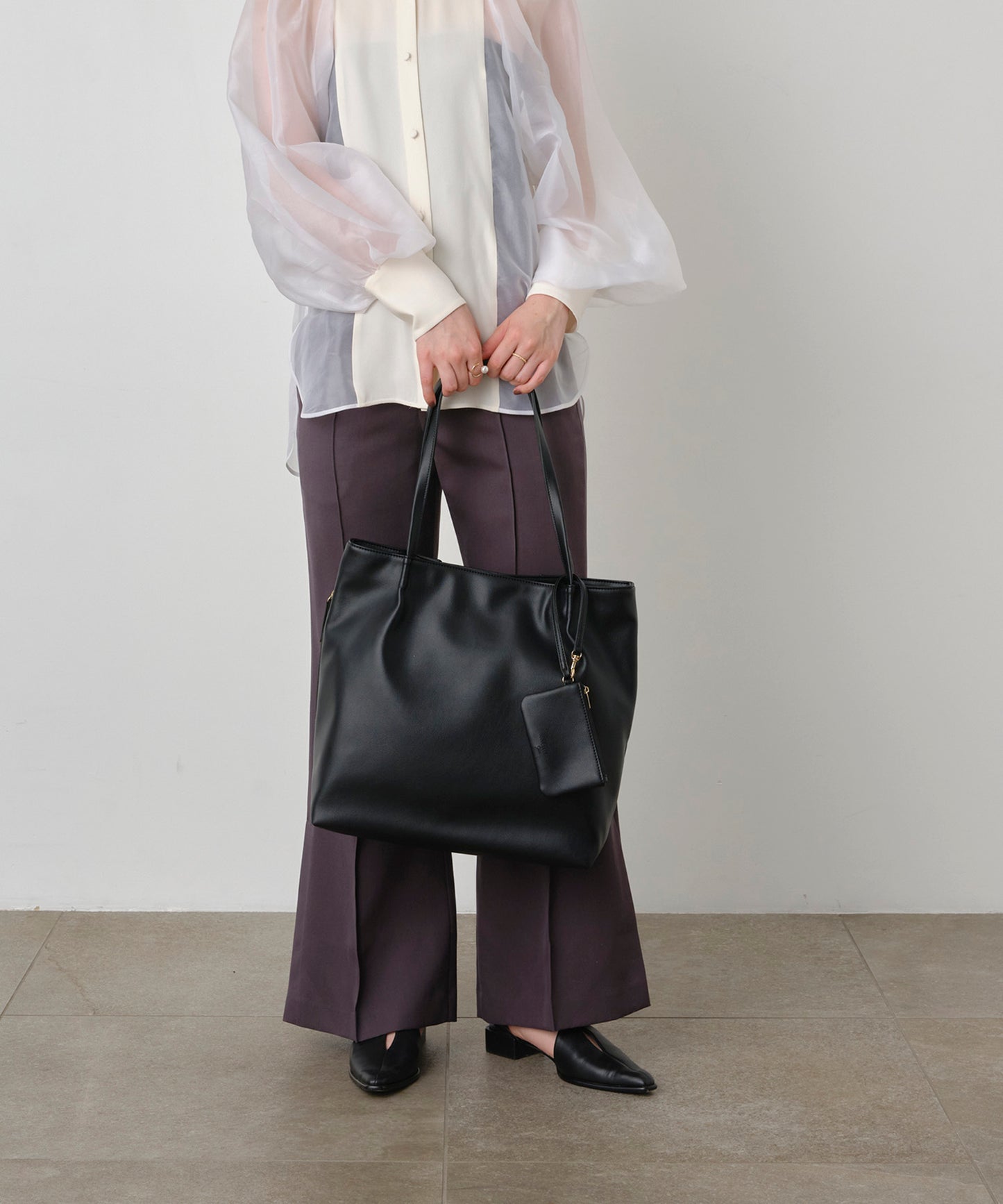 Tote With Pouch